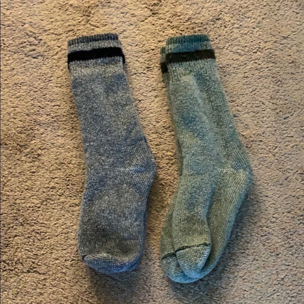 Weatherproof  2 Pair Men's Wool Blend Crew Socks